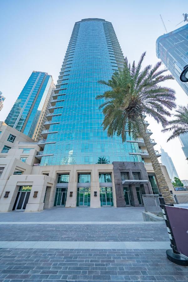 Stylish Apartment With Partial Burj Khalifa View Dubai Exteriör bild